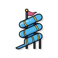 water slide doodle