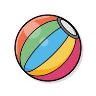 beach ball doodle