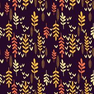 Decorative seamless autumn pattern N2