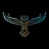 Owl Tribal pattern
