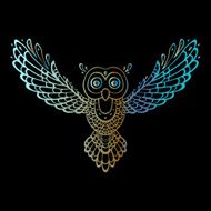 Owl Tribal pattern N2