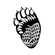 Zentangle stylized bear paw Sketch for tattoo or t-shirt