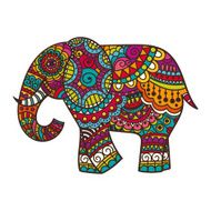 Decorative elephant illustration N6
