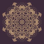 Vector rosette ornament