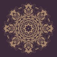 Vector rosette ornament N2