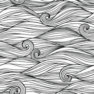 Seamless pattern with abstract waves N5