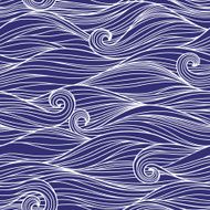 Seamless pattern with abstract waves N7