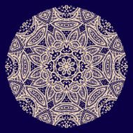 Vector rosette ornament N5