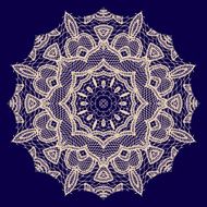 Vector rosette ornament N6