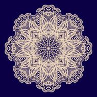 Vector rosette ornament N9