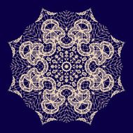 Vector rosette ornament N10