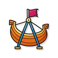 Pirate Ship doodle N3