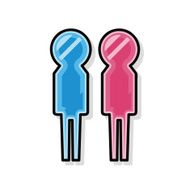 gender sign doodle