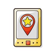 cellphone map doodle