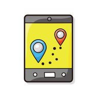 cellphone map doodle N2