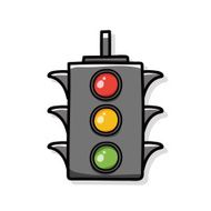 Traffic lights doodle N2
