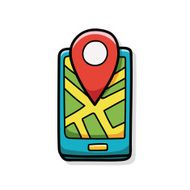 cellphone map doodle N3