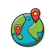 globe doodle N5