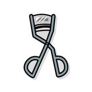 Eyelash curler doodle