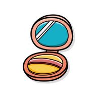 cosmetic powder doodle N2