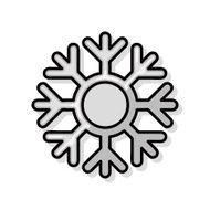 snowflake doodle