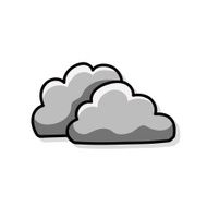 rainy cloud doodle N4