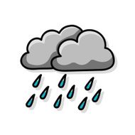 rainy cloud doodle N8