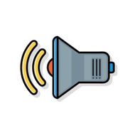 loudspeaker doodle