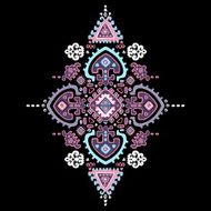 Tribal vector ethnic Mexican African ornament N5
