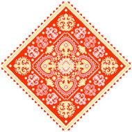 Tribal vector ethnic Mexican African ornament N7