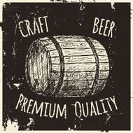 Beer Drawing by hand N6