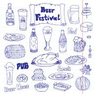 Beer festival vector set N2