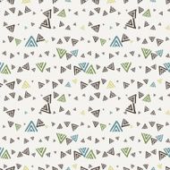 Vector seamless texture of hand-painted triangles N2