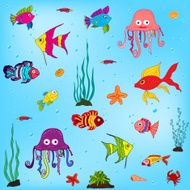 sea animals and fishes