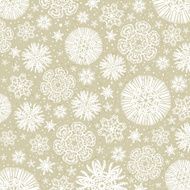 Beige background with snowflakes vector N3