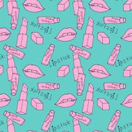 Makeup seamless pattern N16