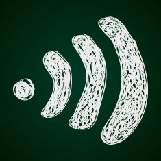 Simple doodle of a wifi symbol N2