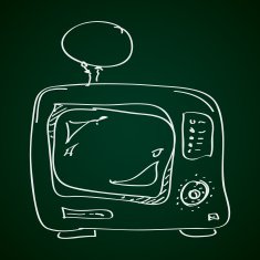Simple doodle of a TV N3
