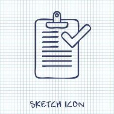 Clipboard with checklist icon N7