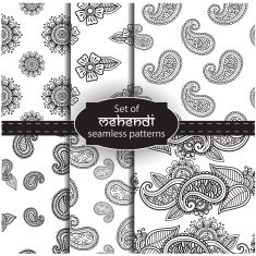 Mehendi abstract background