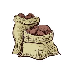 doodle sack of potatoes