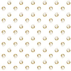 Seamless vector modern pattern with golden curls