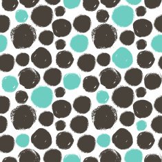 Seamless dot pattern Dry brush