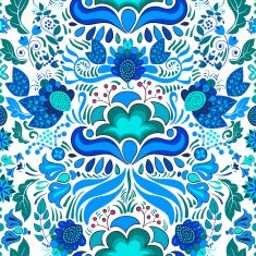 Seamless pattern Floral Paisley background