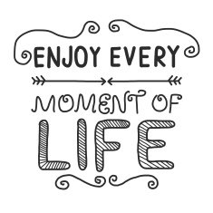 Vector illustration with motivation phrase N6
