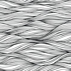 Seamless pattern with abstract waves
