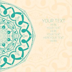 Floral abstract ornament vector illustration N21
