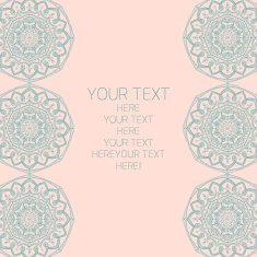 Floral abstract ornament vector illustration N24