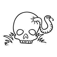 skull Doodle N3