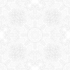Vector mandala swirl seamless background